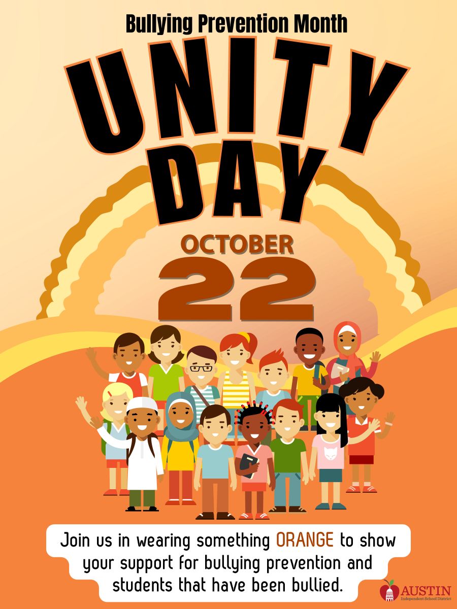 🧡 Wear ORANGE For Unity Day / Día de la Unidad – ¡Vístase de NARANJA 🧡 ...