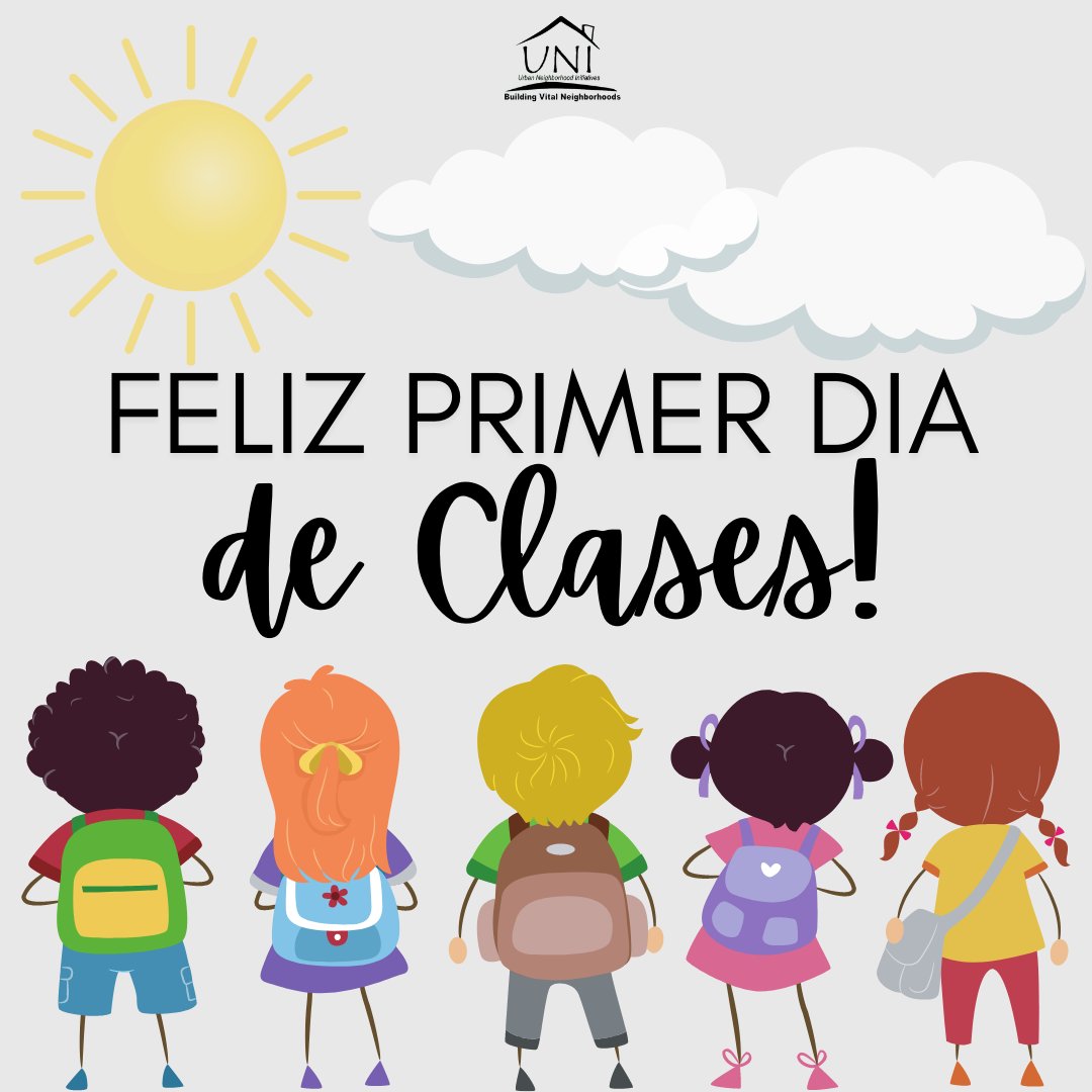 Feliz primer día de clases clip art