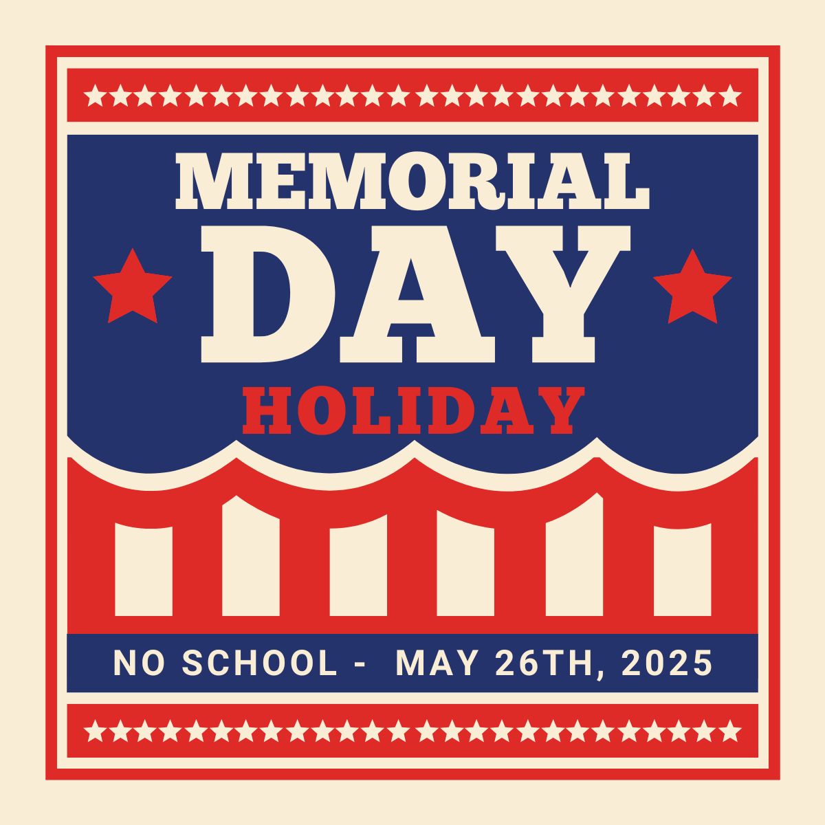Memorial Day flyer